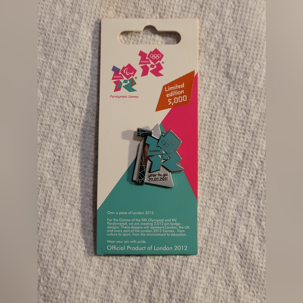 2012 London Paralympic Games Limited Edition Trading Pin